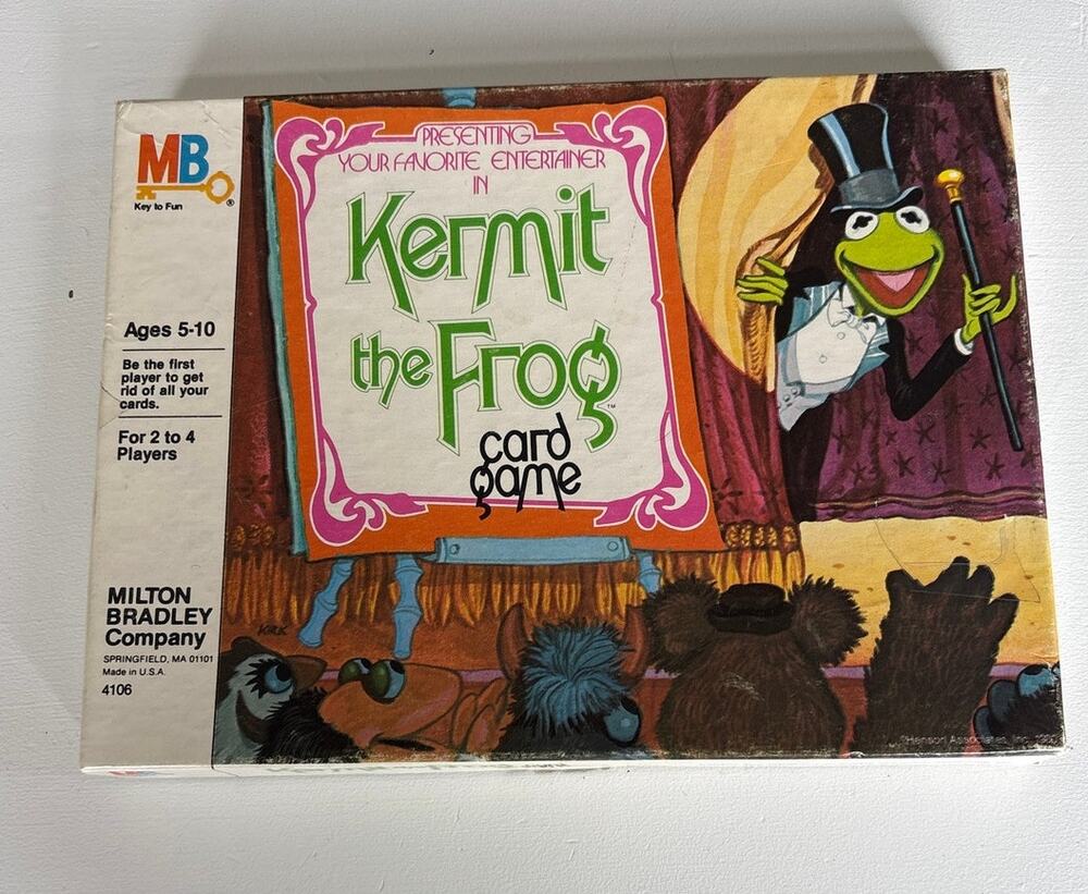 Kermit the Frog Muppets Card Game 1980 Milton Bradley